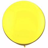Balão Látex 250 Fat Ball Amarelo 30" 76 Cm 1 Und Pic Pic