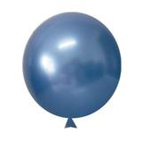 Balão Látex Alumínio Azul 25 unidades Happy Day - Festabox