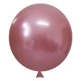 Balão Látex Alumínio Fucsia 25 unidades Happy Day - Festabox