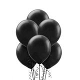 Balão Latéx Liso Nº 9 23cm c/ 50 unidades Preto - Riberball