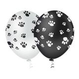 Balão Látex Nº 10 - 25cm Patinhas de Cachorro c/ 25 unidades - Riberball