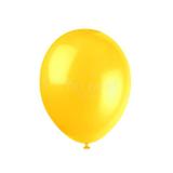 Balão Liso Número 9 com 50 Unidades Art Látex Amarelo - Art latex