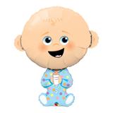 Balão metalizado 14 polegadas - menino - qualatex