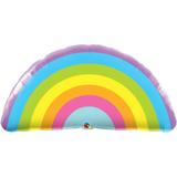 Balão metalizado 36" arco iris - 91cm - 1un - Qualatex