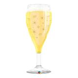 Balão metalizado 39 polegadas - taça de champanhe - qualatex