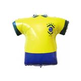 Balão Metalizado Camisa Brasil 70 cm - Flexmetal