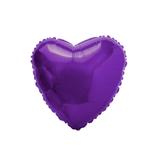 Balão Metalizado Coração Roxo - Flexmetal - Festabox