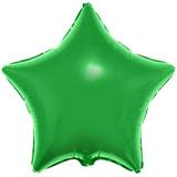Balão Metalizado Estrela 20 polegadas - 51 cm Verde - Mundo bizarro