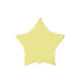 Balão Metalizado Estrela Amarelo Baby - Flexmetal - Festabox
