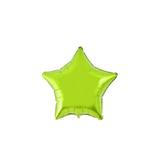 Balão Metalizado Estrela Verde Limão - Flexmetal - Festabox