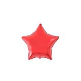 Balão Metalizado Estrela Vermelha - Flexmetal - Festabox