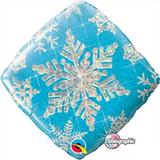 Balão Metalizado Flocos de Neve 18" - Flexmetal
