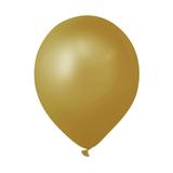 Balão Metalizado Ouro Tamanho 7 c/50 - Pic Pic
