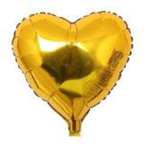 Balão Metalizado para Festa Coração Dourado - Rn embalagens