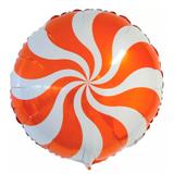 Balão Metalizado Pirulito Laranja - Festabox