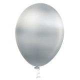 Balão Metalizado Prata Tamanho 7 c/50 - Pic Pic