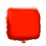 Balão Metalizado Quadrado Vermelho 20" - Flexmetal - Festabox