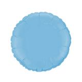 Balão Metalizado Redondo Azul Baby - Flexmetal - Festabox