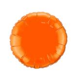 Balão Metalizado Redondo Laranja - Flexmetal - Festabox