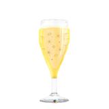 Balão Metalizado Taça de Espumante Super Shape Qualatex - Festabox