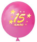 Balão n11 15 anos c/ Glitter - Happy day