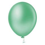 Balão Redondo Verde Escuro Tamanho 5 c/50 - Pic Pic