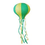 Balão Sanfonado de Papel Verde e Amarelo 30 cm Brasil - Festabox