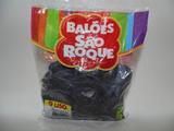 Balão São Roque Nº9 C/ 50 - Preto Ébano