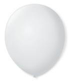 Balão São Roque Redondo N8 C/50un Branco Polar