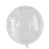 Balão Transparente Bubble 45cm - Kit 5 Unidades - Mm