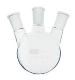 Balao Vidro Com 3 Bocas 25Ml Fundo Redondo Ronialzi