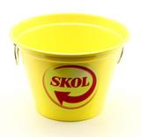 Balde De Gelo De Metal Skol 5,5 Litros Cerveja Litrão - Analeni