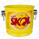 Balde de gelo em alumínio 10 litros - skol - Camarim móveis