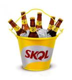 Balde de Gelo Garrafas de Cerveja Skol - Alumiart