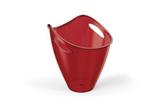 Balde De Gelo Plus 3,3l Vermelho Translucido De Plástico Uz
