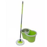 Balde Mop Verde Esfregao Inox Centrifuga Segma - 2 Refil