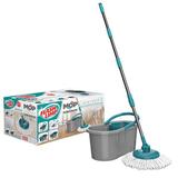 Balde Spin Mop 360 Com Esfregão Modelo FIT 8 Litros Completo + Refil Flash Limp