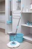 Balde Spin Mop Centrifugador Esfregão 2 Refil Mor
