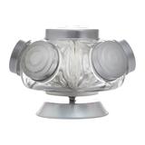 Baleiro 22,5 cm de vidro transparente com base giratória Bon Gourmet - 72427