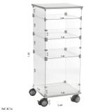 Baleiro Balcão de Vidro Modulado - 0,40 x 1,00 x 0,40 - Balcãonet