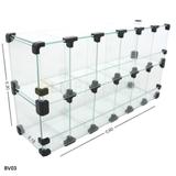 Baleiro De Vidro - 0,60 x 0,30 x 0,15 - Lm balcoes