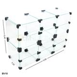 Baleiro De Vidro 0,60 X 0,40 X 0,20 - Lm balcoes