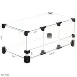 Baleiro de Vidro Comercial Modulado - 0,30 x 0,15 x 0,20 - Balcãonet
