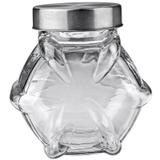 Baleiro de Vidro Estrela 1914 com Tampa Inox - Euro