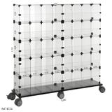 Baleiro de Vidro Modulado - 0,80 x 1,10 x 0,20 - Balcãonet