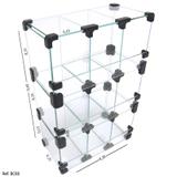 Baleiro Expositor Modulado em Vidro - 0,30 x 0,45 x 0,15 - Balcãonet