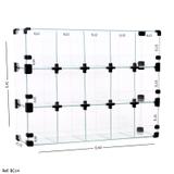 Baleiro Expositor Modulado em Vidro - 0,60 x 0,45 x 0,15 - Balcãonet