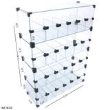 Baleiro Expositor Modulado em Vidro - 0,60 x 0,80 x 0,20 - Balcãonet