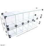 Baleiro Expositor Modulado em Vidro - 0,70 x 0,30 x 0,15 - Balcaonet
