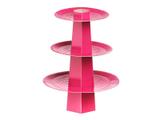 Baleiro Papelão Regina 3 Andares Fucsia